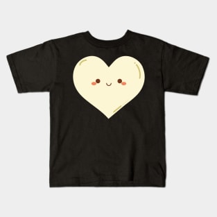 White chocolate heart Kids T-Shirt